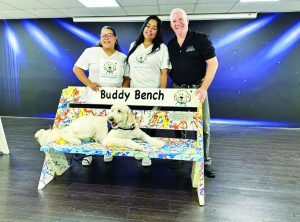 Panter, Panter, & Sampedro unveils Buddy Bench to help combat school bullying