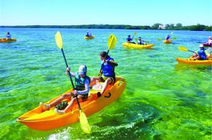 Many watersport locations available for recreation during summer months