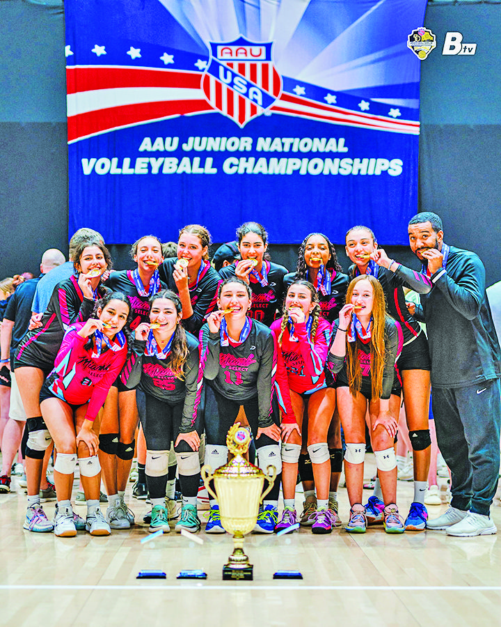 Miami Select Volleyball Club wins AAU Jr. National Volleyball title
