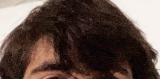 Hallucinating man paints picture of large beast Hallucinating man paints picture of large beast