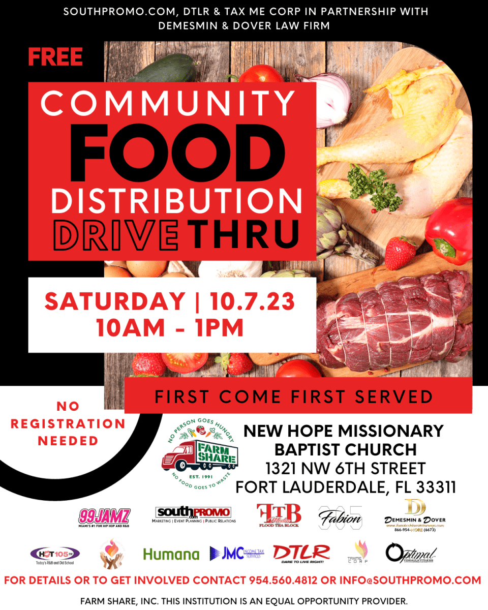 Community Drive-thru Food Distribution 