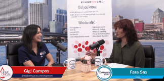 Community Voice with Host Fara Sax and special guest, Gigi Campos, Director of Business Development for HemeonCall