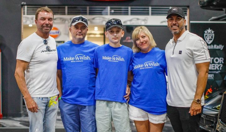 Teen gets wish to visit exotic car garage in Miami on his birthday