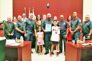 Officer Christopher Cosio named Homestead ‘Officer of the Month’