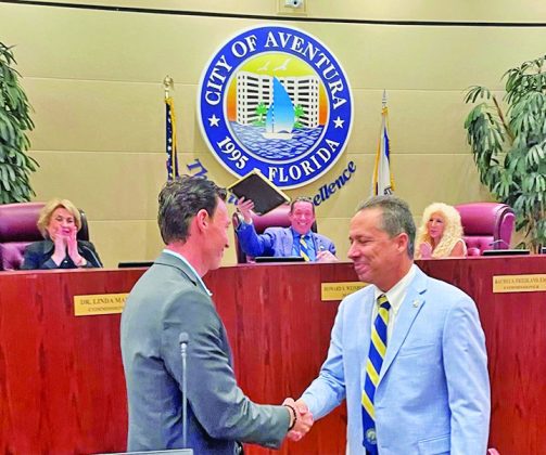 Dimitry Shaposhnikov honored by City of Aventura