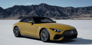 MB AMG SL 55 Roadster Dazzles