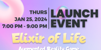 Immerse Yourself in Adventure: Launch Event for the Elixir of Life Augmented Reality Game at Cybrarium in Homestead, FL