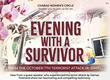 Chabad Women’s Circle: An Evening With An October 7 Survivor and An Intriguing Discussion With The Orchid Doctor