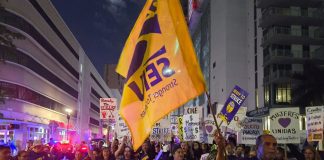 JANITORS VOTE TO AUTHORIZE STRIKE OF 1500 UNION CLEANERS IN MIAMI & FORT LAUDERDALE