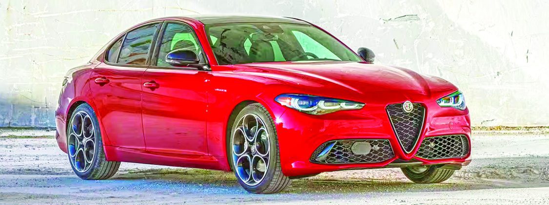 Alfa Romeo Giulia Veloce is a sedan with power