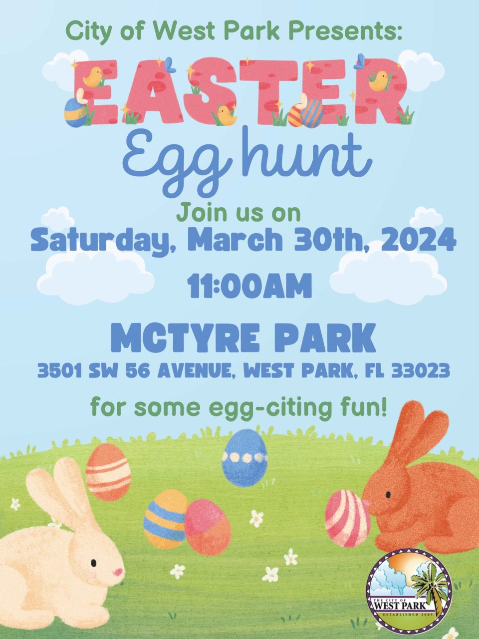 City of West Park presents: Easter Egg Hunt on McTyre Park | Featured#