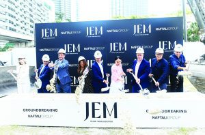 Groundbreaking ceremony for JEM Private Residences