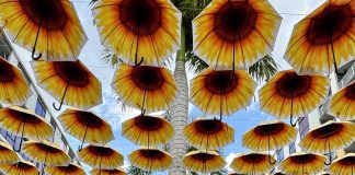 After its Wildly Popular Debut in 2023, CityPlace Doral to Debut Spring Overhead Art Installation with Over 1,300 Sunflower-Hued Umbrellas on April 15