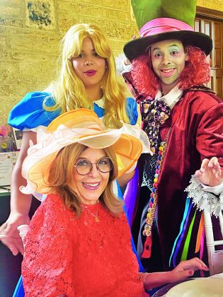 Alice in Wonderland characters gather for Mother’s Day Tea