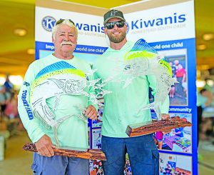 Father and son capture first,second place in Dolphin Days Family Fishing Tournament