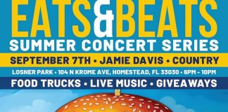 City of Homestead to present Eats & Beats summer concert City of Homestead to present Eats & Beats summer concert