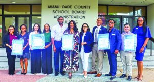 School Board member honors District 9 support programs