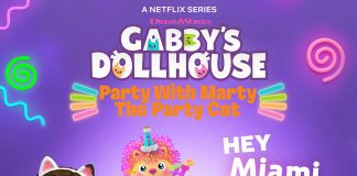 Gabby’s Dollhouse “Party with Marty the Party Cat” Tour