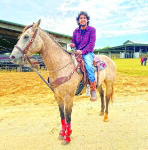 Ramon Orestes Martinez, 18,  is an expert horseback rider and award-winning roper.