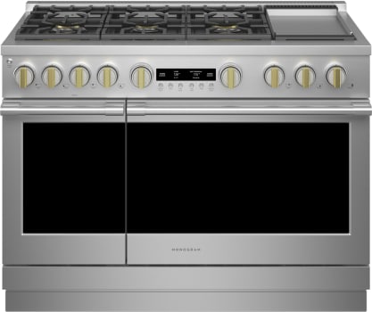 Monogram Statement Series ZGP486NDTSS - Monogram 48" All Gas Professional Range with 6 Burners and Griddle