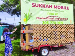 Chabad Sukkah Mobiles bring festive joy to South Florida