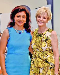 Dr. Harneet Walia (left) and Judy Zeder