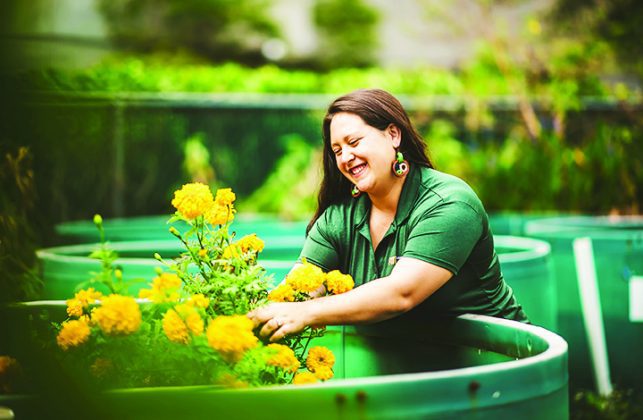 Village of Pinecrest Pilots Floating Flower Islands