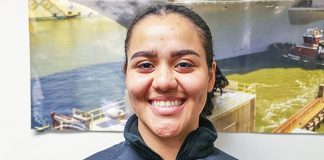 Miami native serves aboard one of the world’s largest warships Miami native serves aboard one of the world’s largest warships