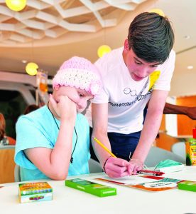 Student brings animation joy to children in hospital