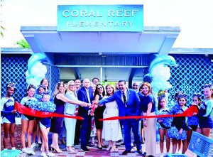 Ribbon-cutting ceremony celebrates renovations at Coral Reef Elementary
