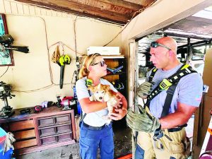 MDFR fights house fire, rescues family pets