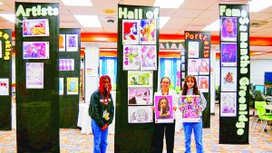 Palmetto Middle School art students display their talent
