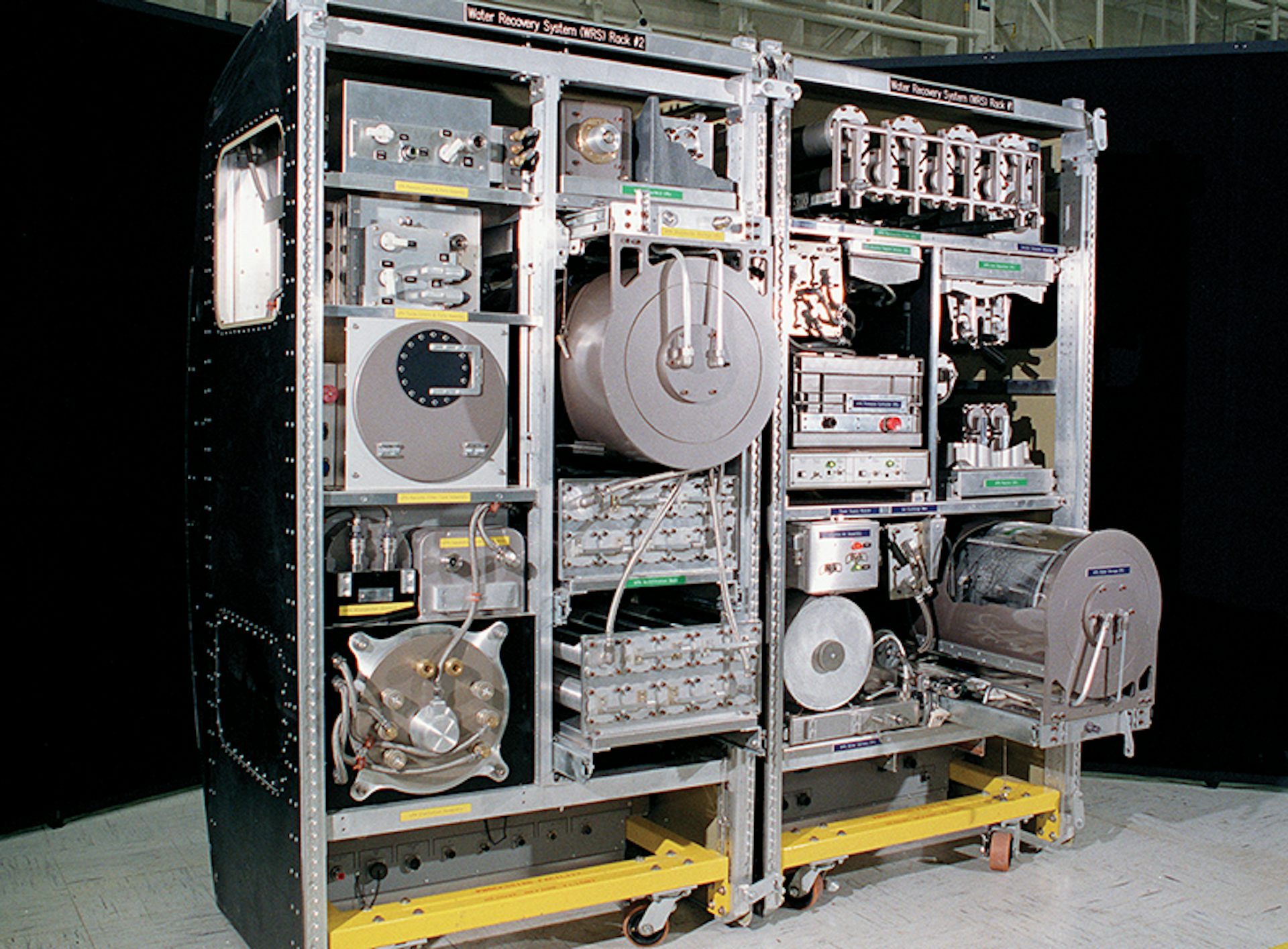 A rack of machinery.