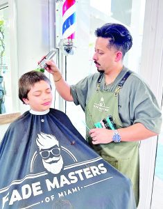 Barbers are trained in both modern and old-school techniques.