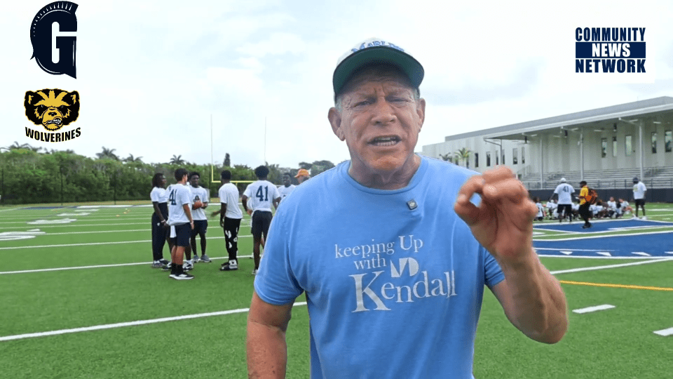 Grant Miller Here: End Gun Violence Youth Football Camp at Gulliver Prep with Cannonball President D.C. Cannon