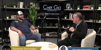 Lets Chat with Disco George! special guest, Giovanni Fernandez, Owner of Chef Gio Enterprises