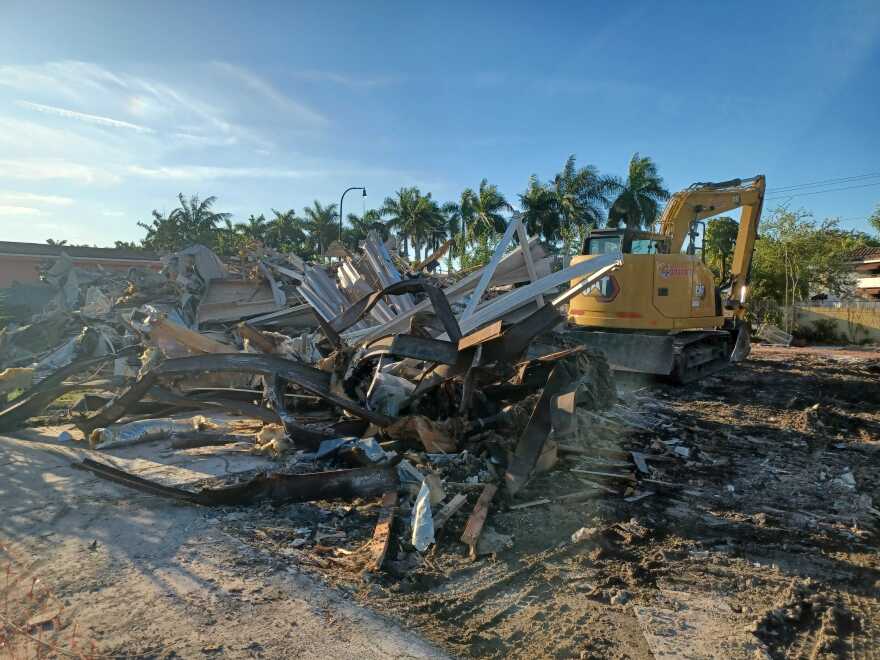 Demolitions are well underway at the Li'l Abner Mobile Home Park in Sweetwater, though residents have until May 31st to vacate the property.