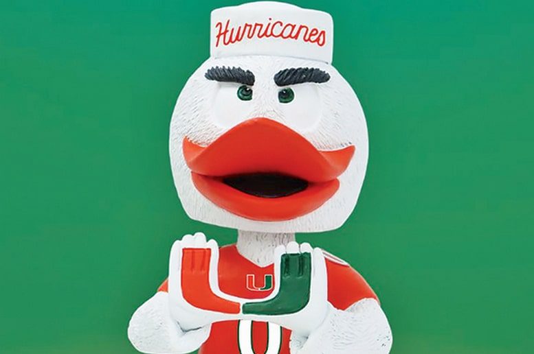 New Sebastian Bobblehead celebrates centennial of the University of Miami