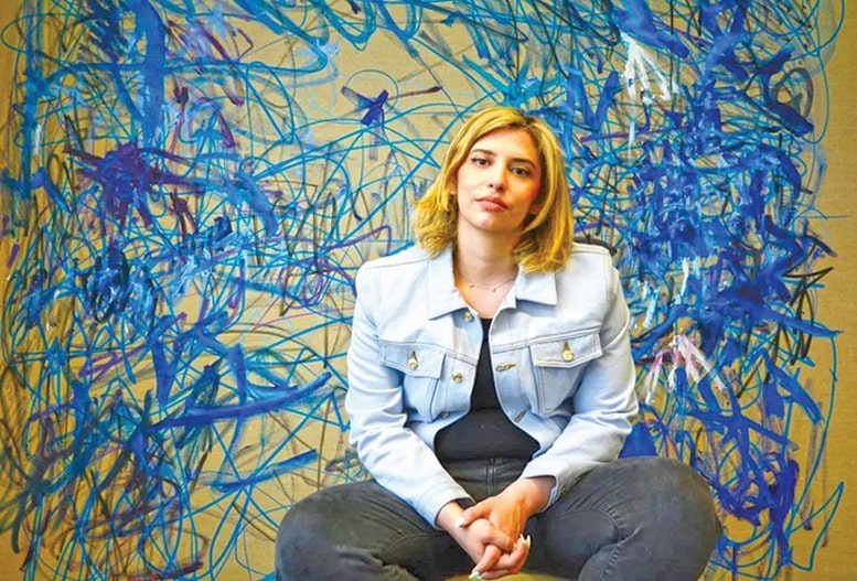 Mariana Cordoba expresses her feelings through painting