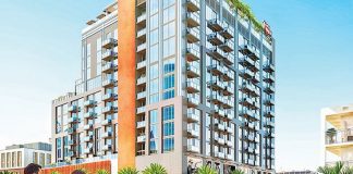 Ciprés, Rilea Group secure $90M construction loan for The Rider Residences Slated for completion in 2027, the 146-unit luxury condominium will feature turnkey residences, innovative amenities, and a stylish design aesthetic. (Rendering credit: Lynn Goldsmith under license from Metazoan.io)