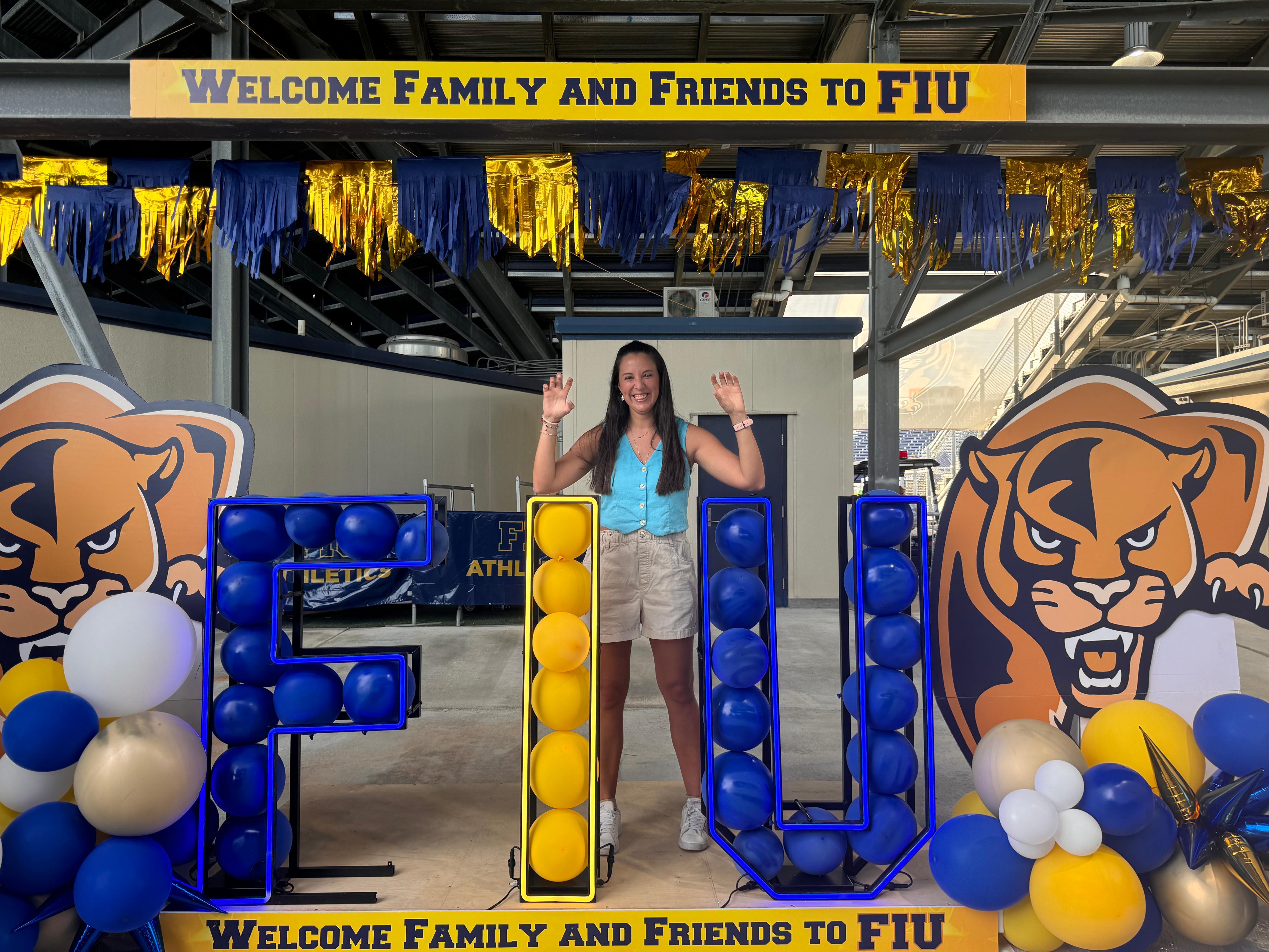 Agustina Rosenbluth Mulki shows her Panther pride.