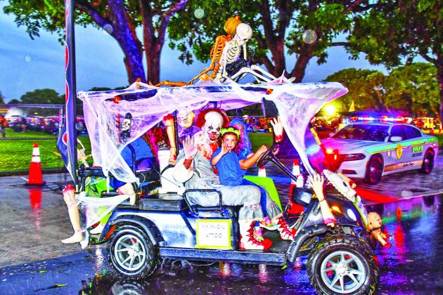 Town’s ‘Halloween Spooktacular’ draws big crowds, many golf carts