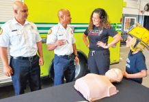Young patient reunites with MDFR firefighters Young patient reunites with MDFR firefighters