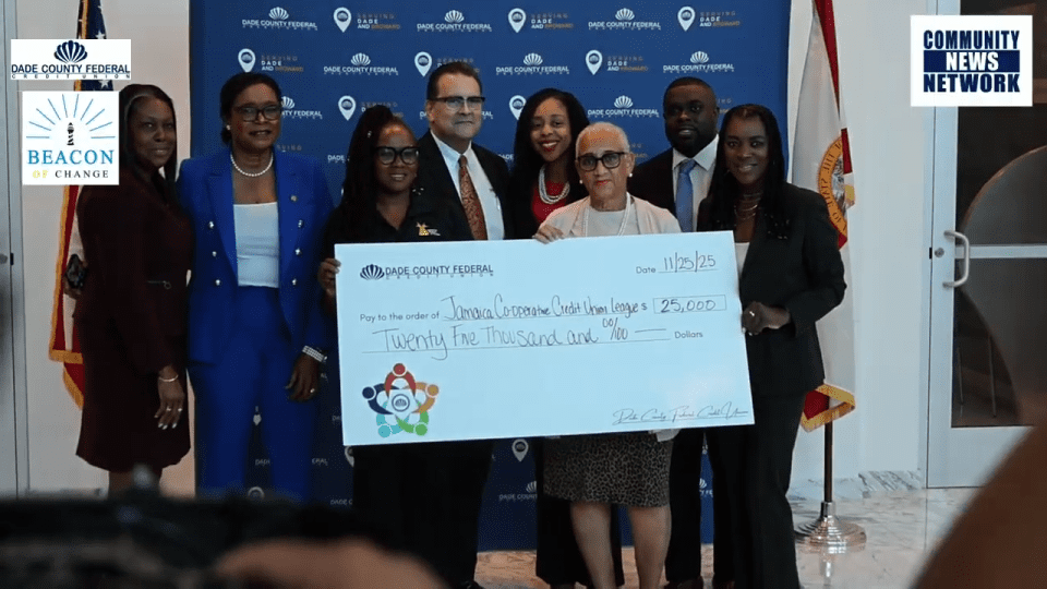 Standing With Jamaica: Dade County FCU Donates $25,000 for Hurricane Recovery Beacon For Change