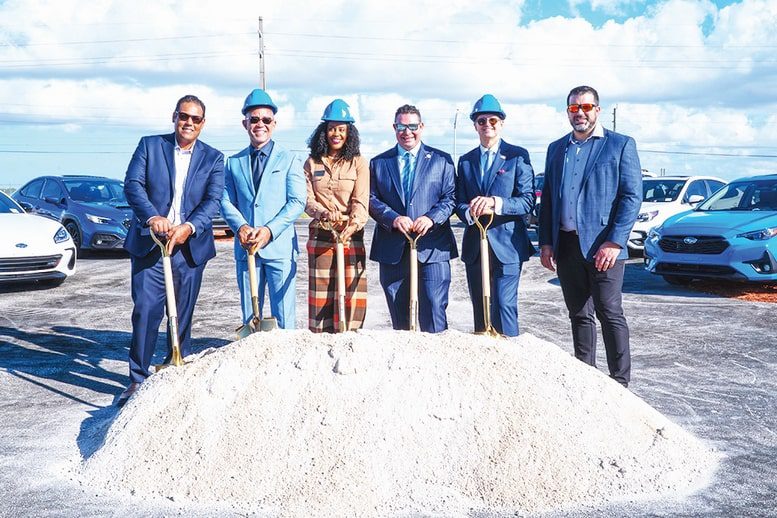 New Subaru dealership celebrates with a groundbreaking ceremony
