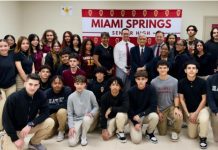 AMBASSADOR ARMANDO VALLADARES VISITS MIAMI SPRINGS SENIOR HIGH TO SHARE HIS STORY AS A SURVIVOR OF POLITICAL IMPRISONMENT IN CUBA