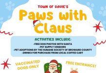 TOWN OF DAVIE’S FIRST-EVER PAWS WITH CLAUS HOLIDAY DOG EVENT