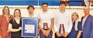 School Board member recognizes Braddock’s champion swim team