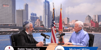 Michael Miller and Rabbi Yossi Harlig from the Chabad of Kendall/Pinecrest, Friendship Circle, & the Mitzvah Kitchen