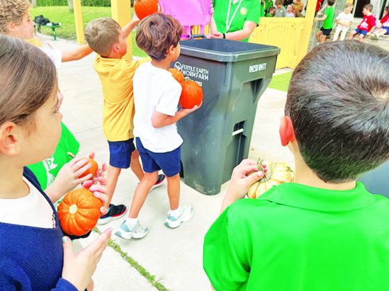 Pinecrest students transform pumpkins into compost at inaugural event